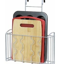 Over the Cabinet Door Organizer Holder, Ailver. S A L E