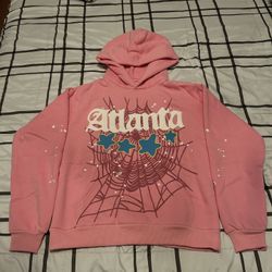 pink spider hoodie