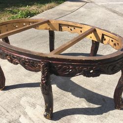 Antique Oval Coffee Table Base