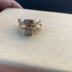 Size Seven Beautiful Pocahontas Wedding Set