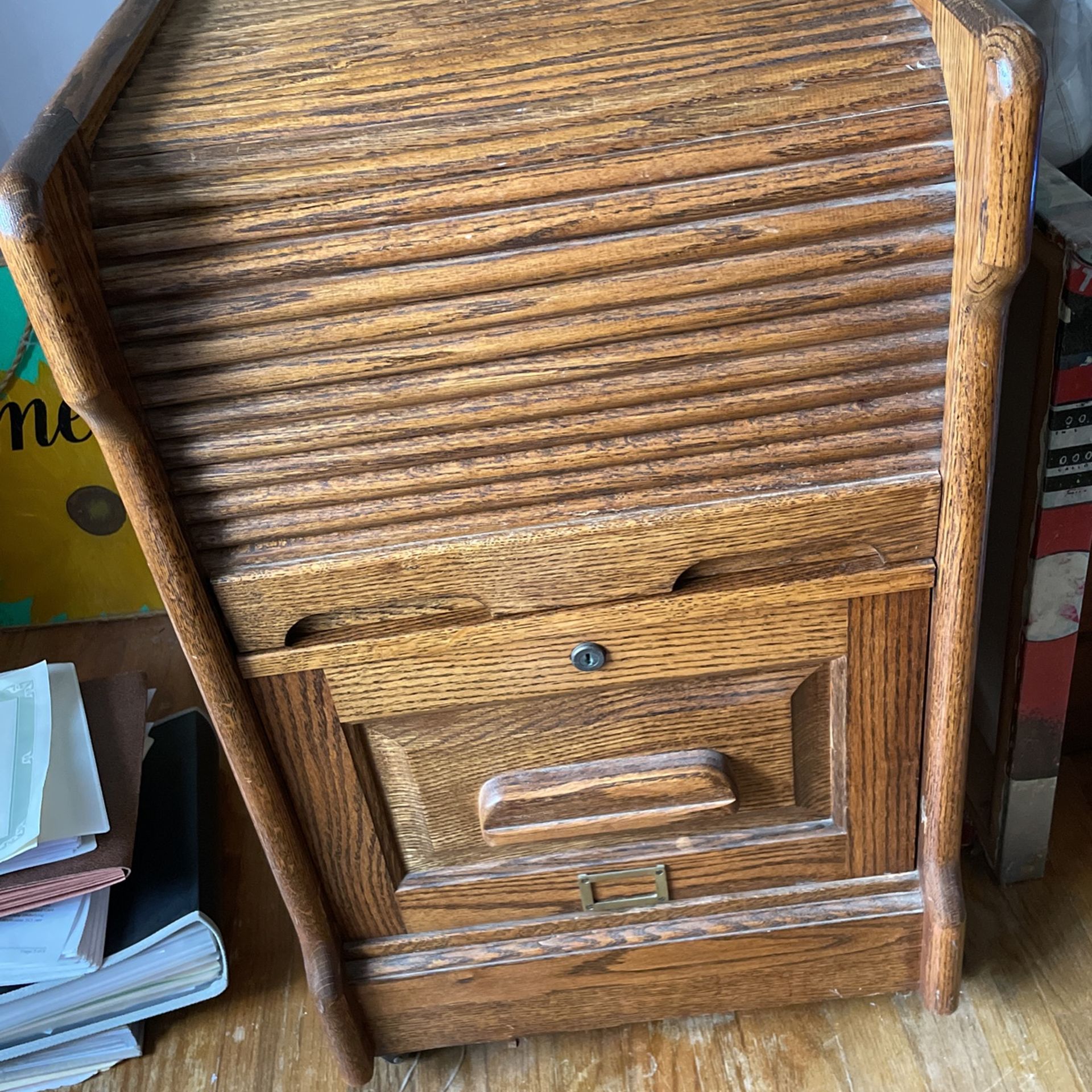 Small filing cabinet