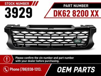 2017 LAND ROVER RANGE ROVER SPORT OEM BLACK FRONT CENTER GRILLE.