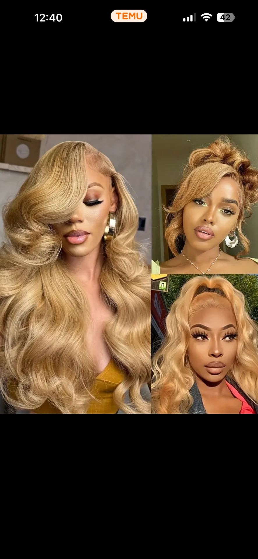 Honey Blonde Human Hair 