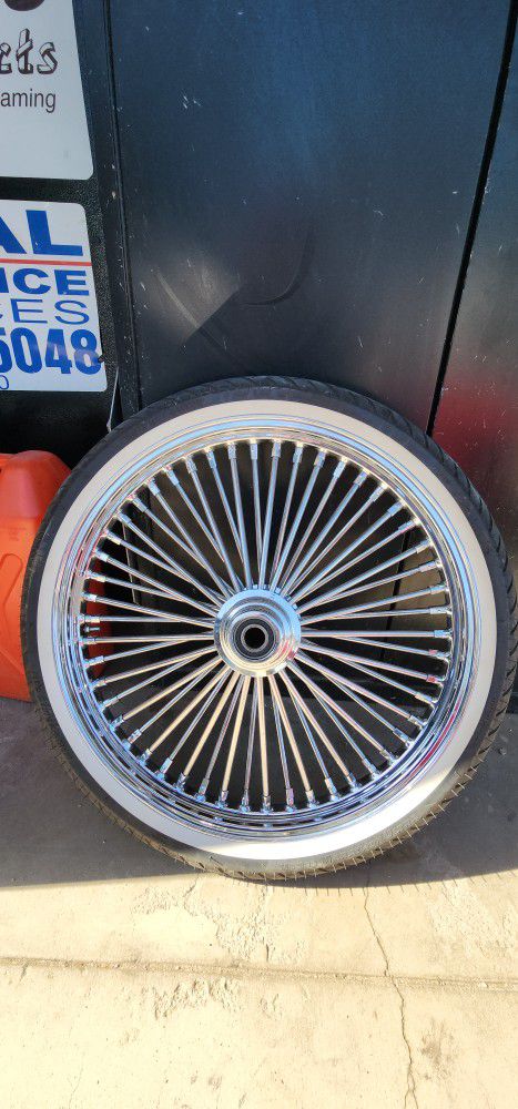 Harley Davidson Front Wheel And Tire 