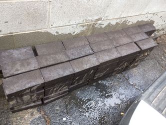 Black pavers