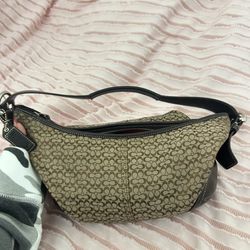 hobo-style shoulder coach bag