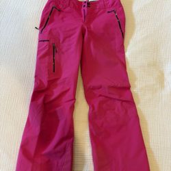 Pink Patagonia Ski Pants
