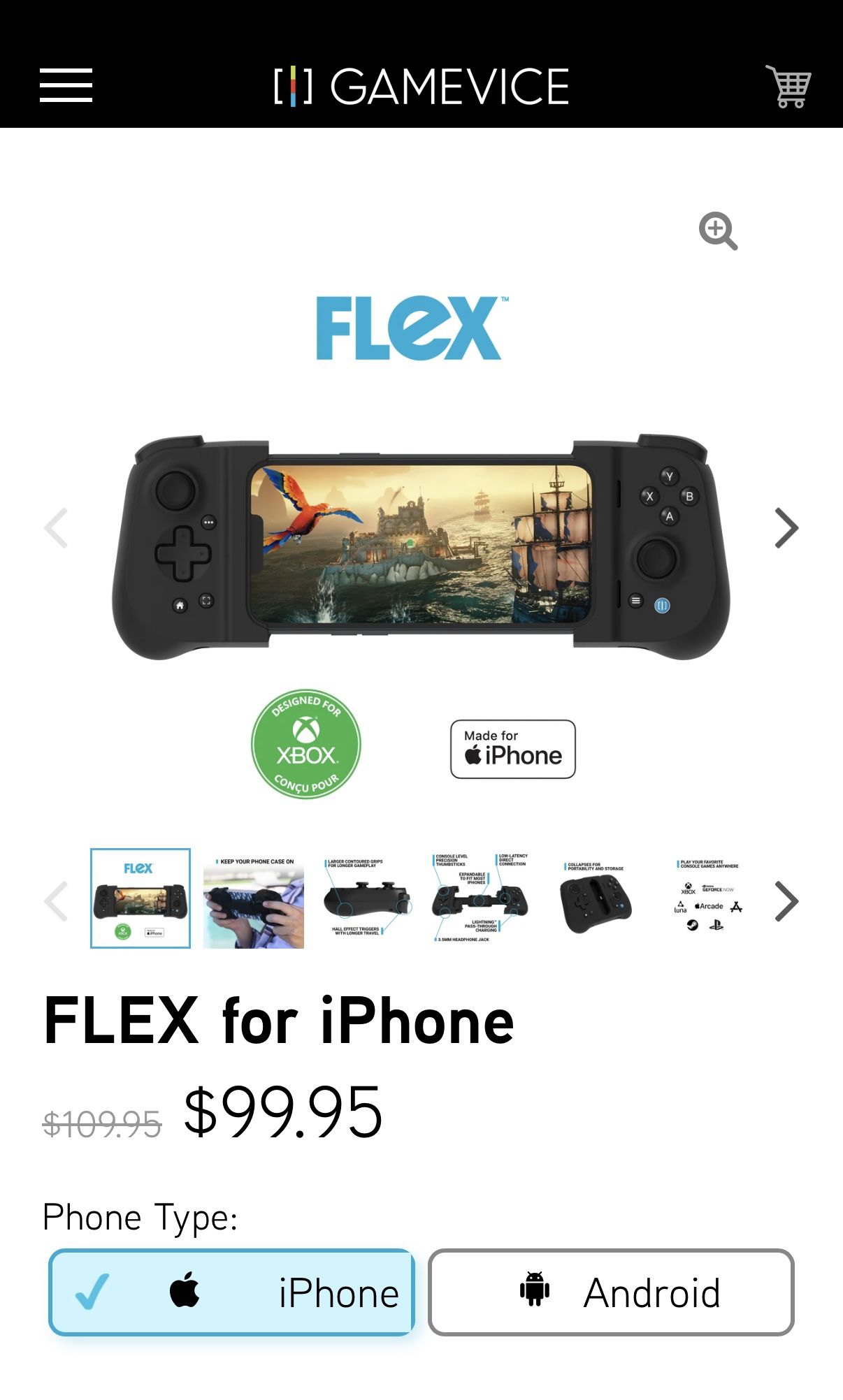 Mobile Gaming Controller 