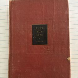 1939 Vintage Book: Lust For Life $5 