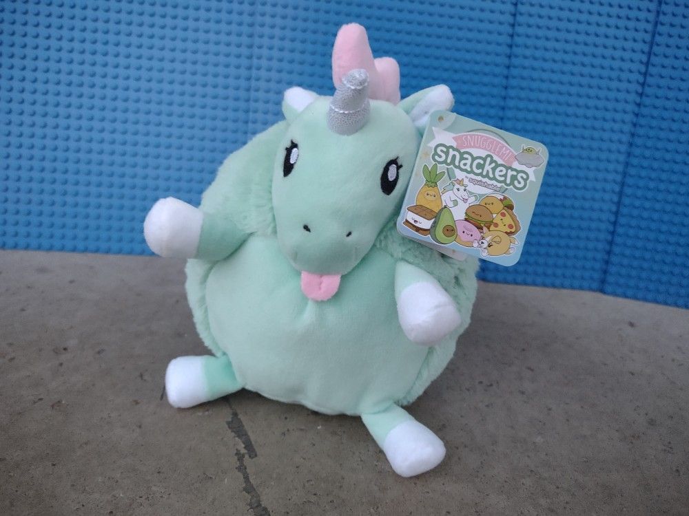 Rare Squishable Minis! Baby Mint Green Unicorn Plush 7" Stuffed Animal Toy