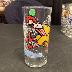 McDonald’s Cartoon  Glass