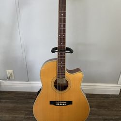 Sigma Acoustic Electric Guitar With Case New 