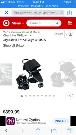 Brand new britax travel system