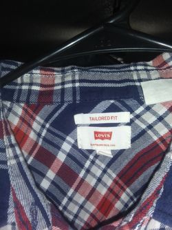 Levis girl flannel