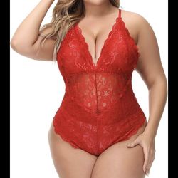 Sexy Womens Lingerie Plus Size Lace Bodysuit Teddy One Piece