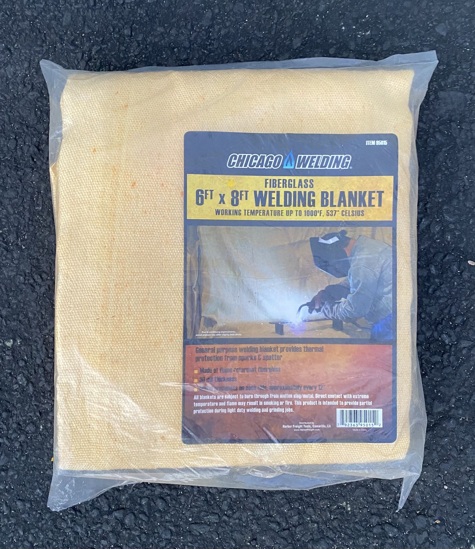 Chicago Welding Fiberglass 6ft x 8ft Welding Blanket