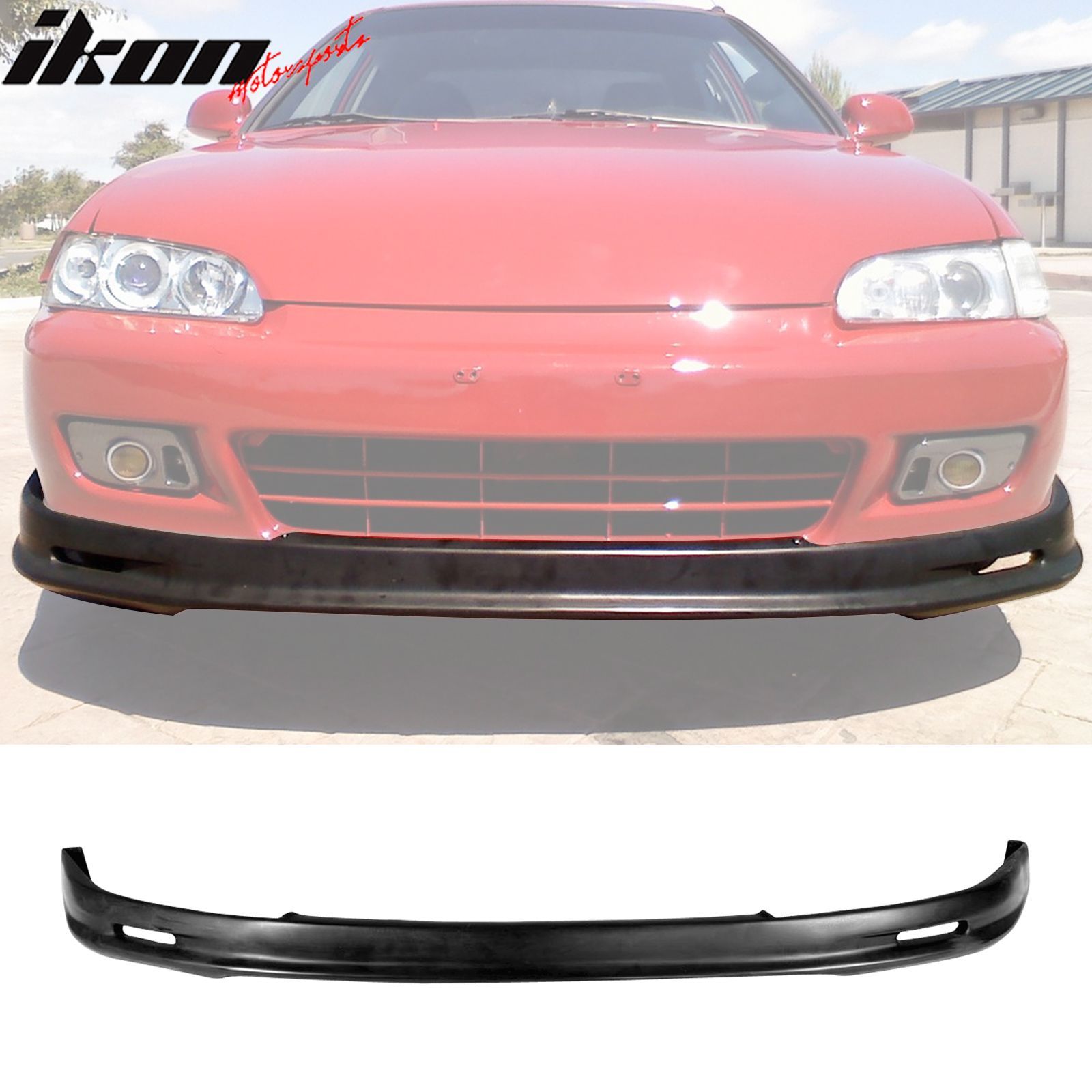Fits 92-95 Honda Civic EG EJ Mugen Style Front Bumper Lip Spoiler Splitter PP