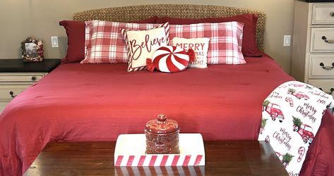 Red King Comforter And Shams  Reversible