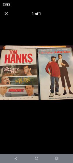 Tom hanks triple feature &like father like son dvd
