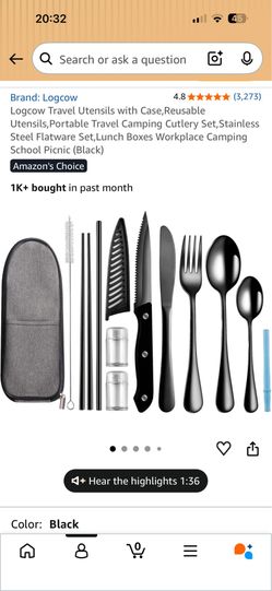 Travel utensils