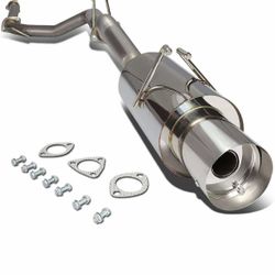 CBE-HC06SI Stainless Steel Cat Back Exhaust System [Compatible with 06-11 Honda Civic si FG2 COUPE  Only 3 Screws Included
