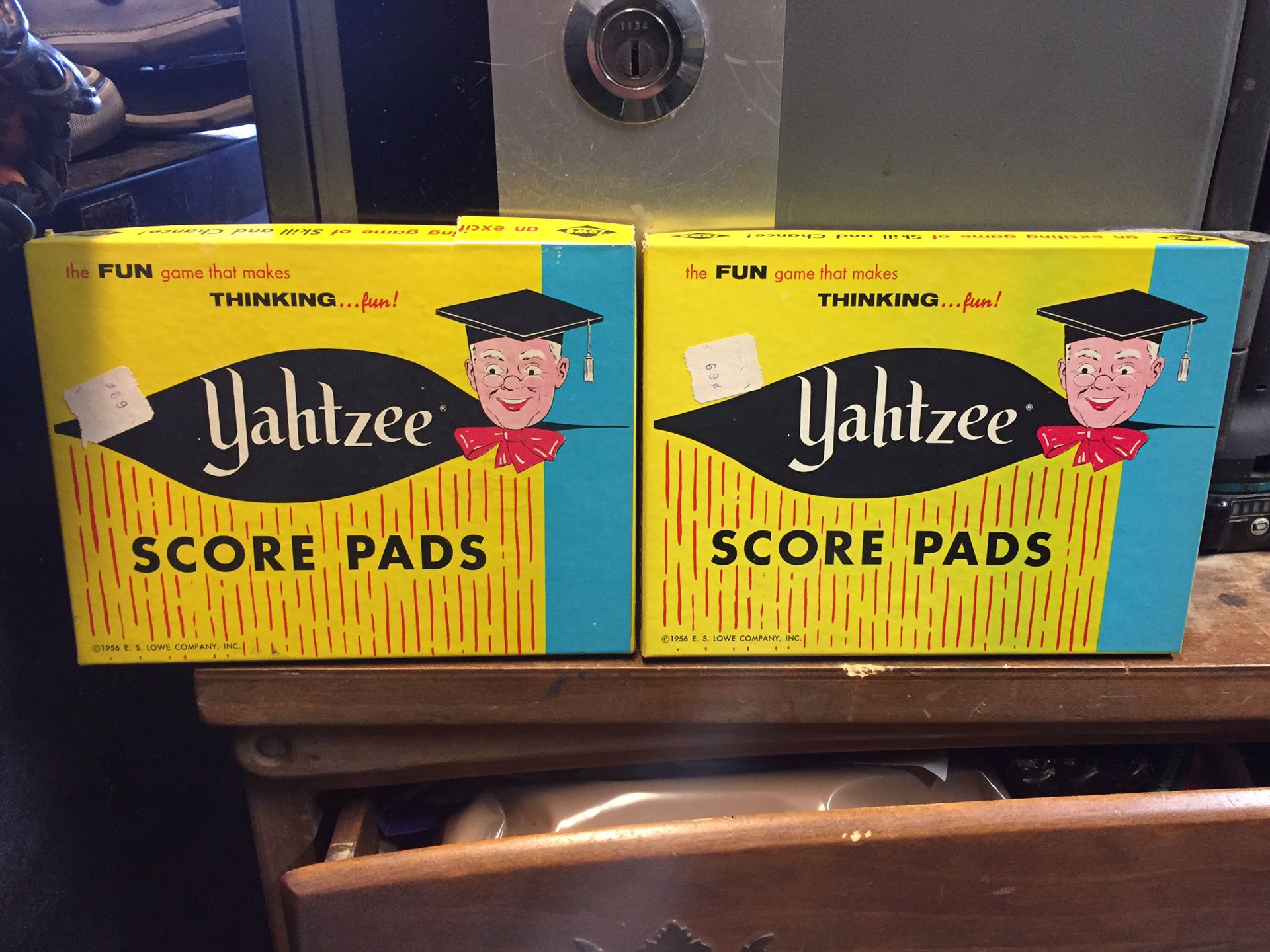 Vintage Yahtzee score pads
