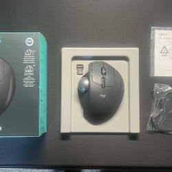 LOGITECH MX ERGO PLUS ADVANCED WIRELESS TRACKBALL MOUSE FOR PC AND MAC