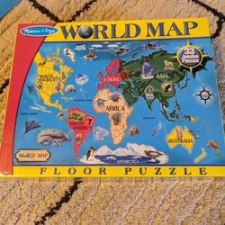 World Map Extra Large Floor Puzzle 🧩