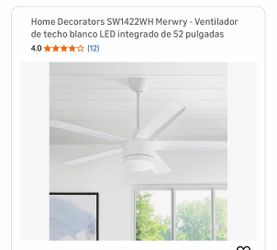 White fan