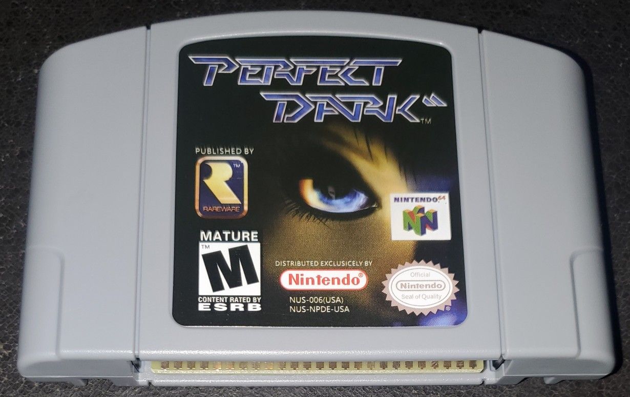 Perfect Dark Nintendo 64 N64 Video Game Cartridge