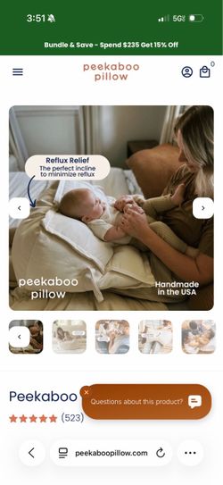 Peekaboo Pillow