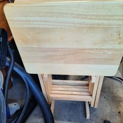 Wooden Tray Tables