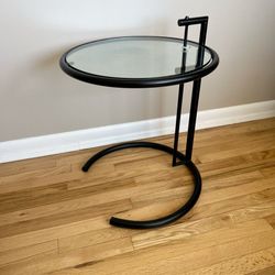 Vintage Eileen Gray Black Side Table