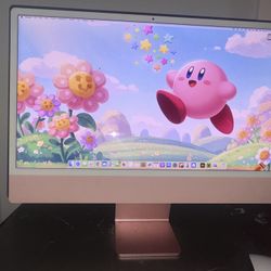 Imac 24 inch pink 