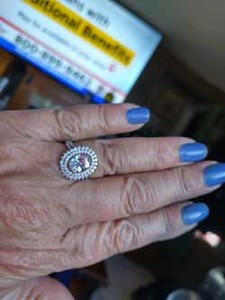 White Sapphire Dazzling Ring