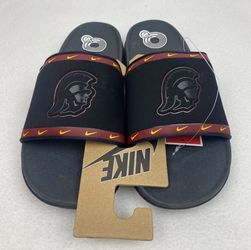 New Ncaa Mens Size 10 Summer College Slides Sandals - USC TROJANS TOMMY NIKE 10