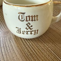 Tom & Jerry punch bowl cups