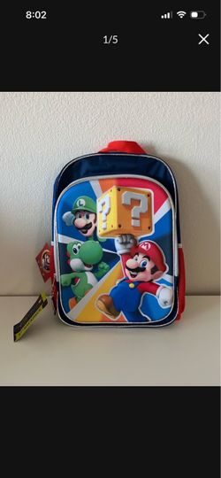 NEW! Super Mario Kids Backpack