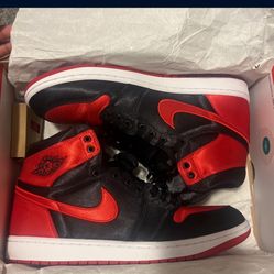 Satin Bred 1’s