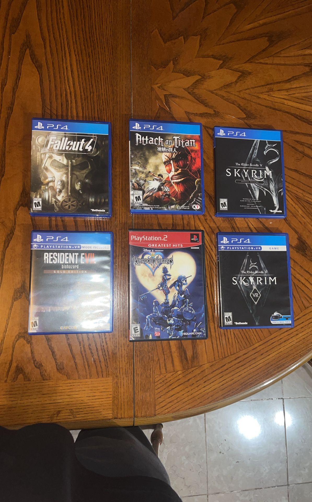 PS4 Games And Ps2 Game