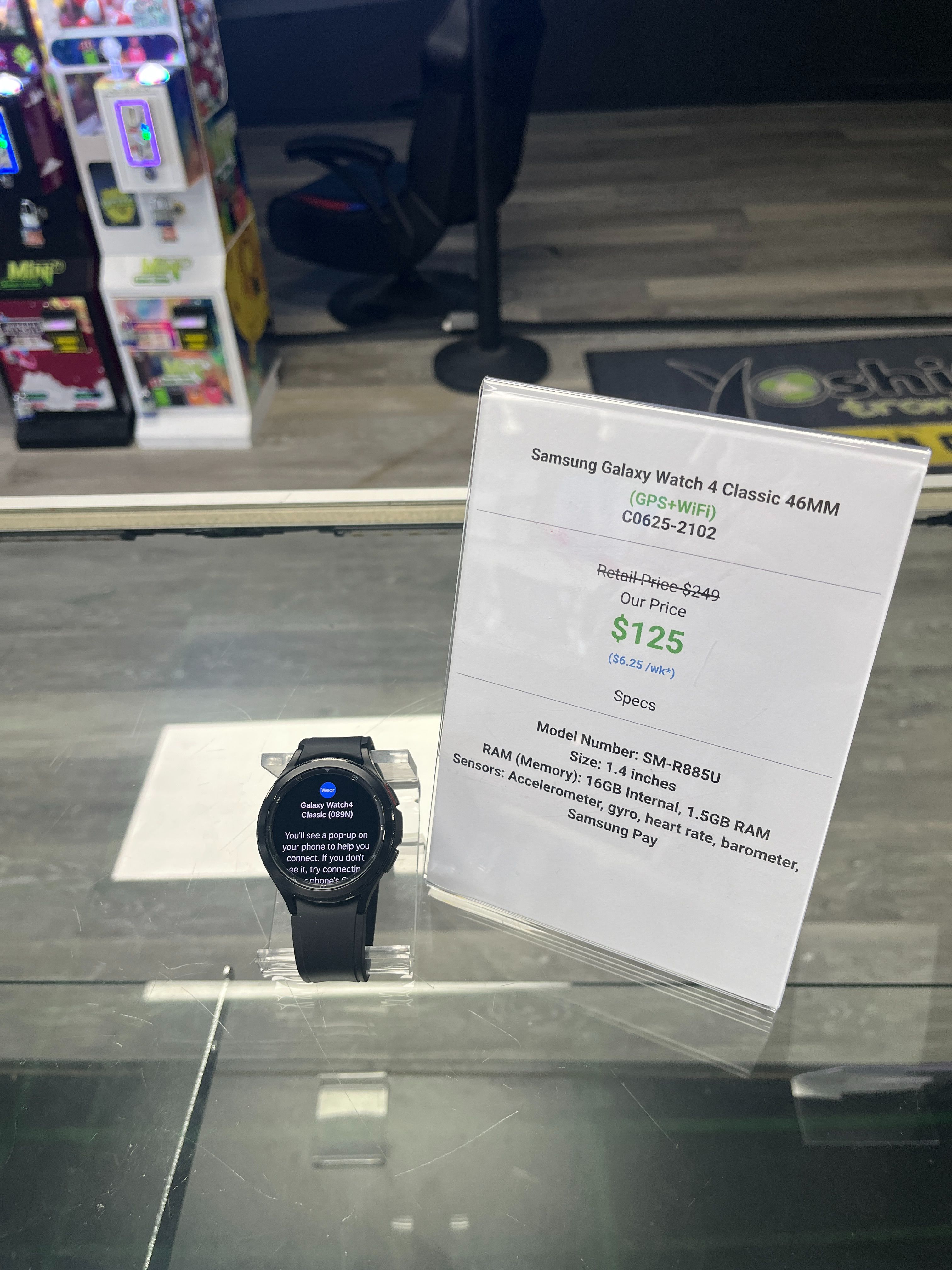 Samsung Galaxy Watch 4 Classic 46MM GPS+WiFi Black C0625-2102