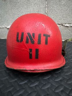 US Navy Damage Control Helmet Vintage . $40 firm