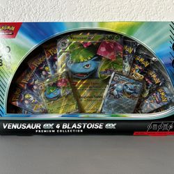 Venusaur ex Blastoise ex Premium Collection GameStop Exclusive - Pokemon TCG