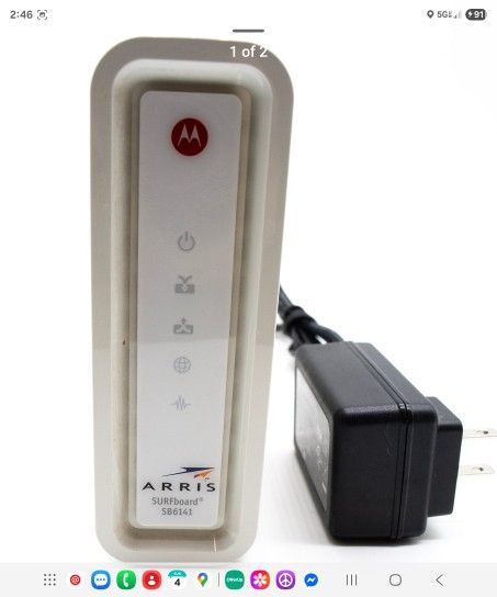Arris SurfBoard SB6141 DOCSIS 3.0 Cable Modem