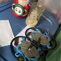 Santa Count Down Angle  Metal Bells All 30 Dollars 