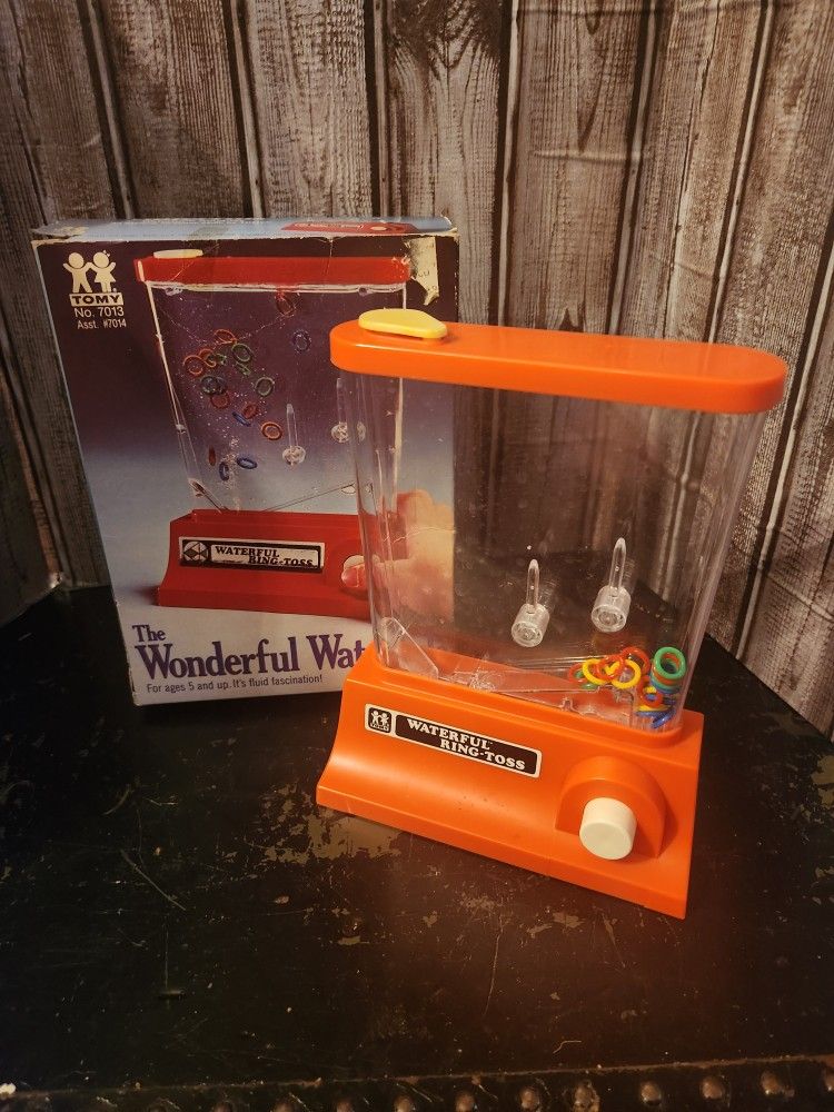 Vintage TOMY The Wonderful Waterful Ring Toss