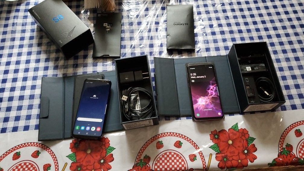 Samsung Galaxy S8 and S9 64GB