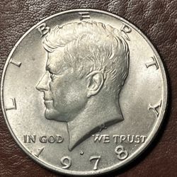 Error 1978 1/2 Dollar In Amazing Shape! See Pics For Multiple Errors