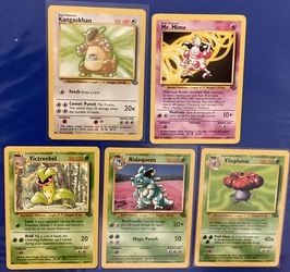 Pokémon Non-Holo Jungle Cards Lot of 5