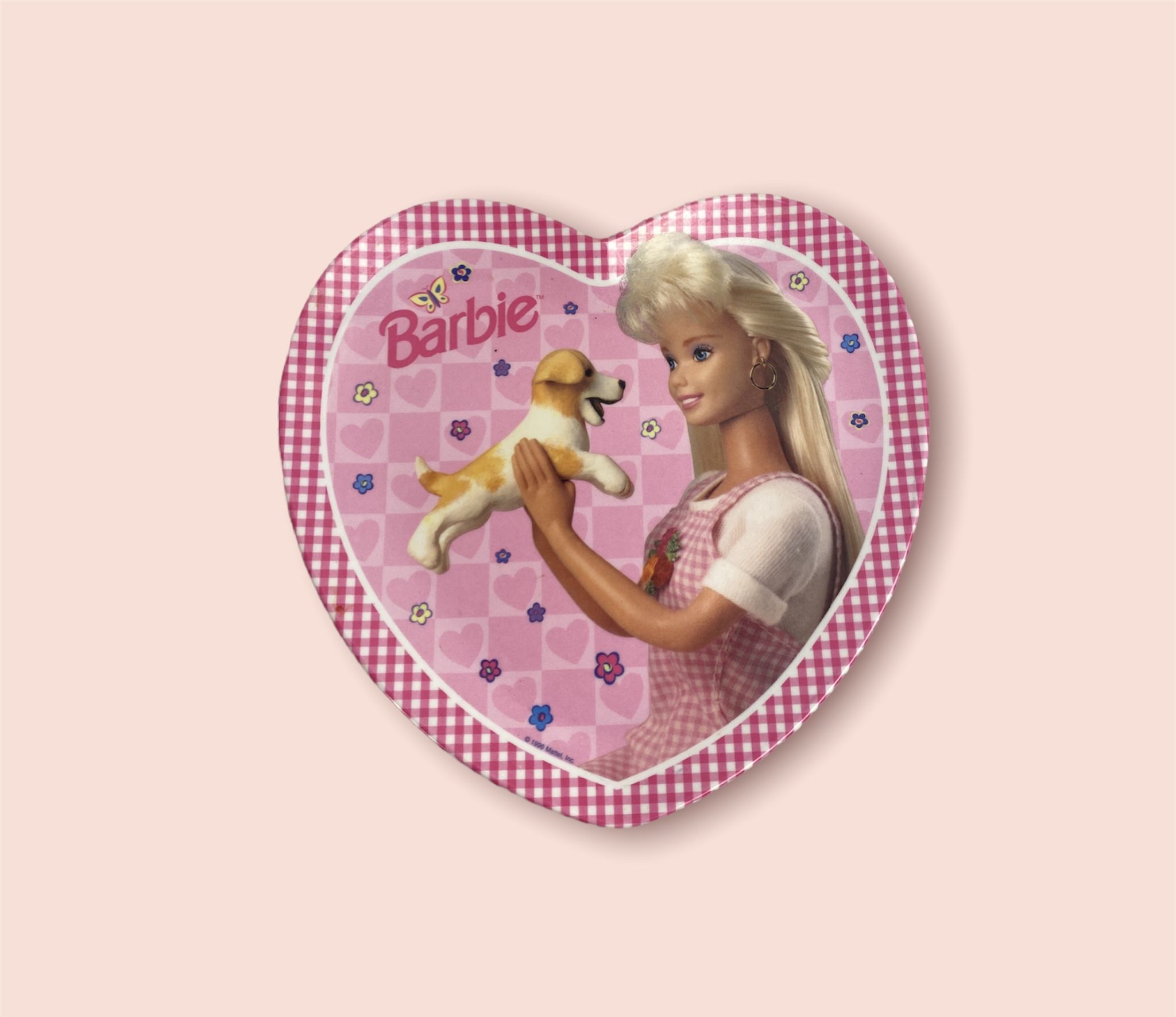Barbie Mattel 1999 Pink Plate
